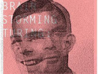A poster of Alan Turing.